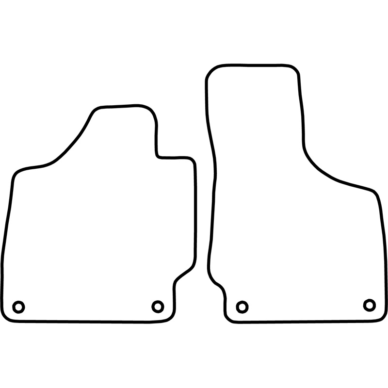 Automatten  Audi TT 2006-2013 (alleen voor)