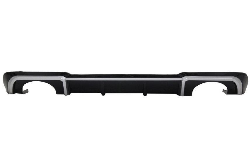 Audi A3 8V Sportback Facelift (2016-2020) Achterbumper Diffuser + Tips RS Look