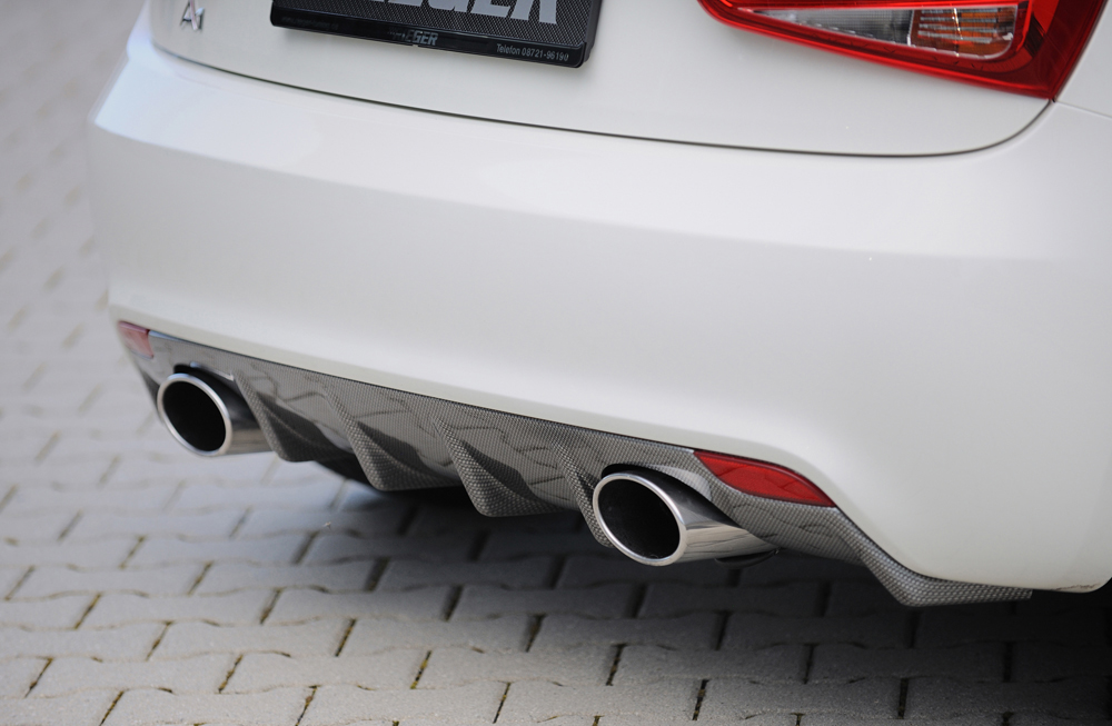 Einddemper Audi A1 (8X), 1.2l 63kW 1.4l 90/132kW 1.6 TDI 77kW Rieger