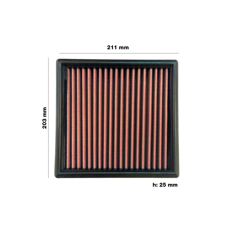 Simoni Racing Replacement air filter  Alfa Mito, Fiat Doblo, (Grande) Punto, Opel Combo, Corsa D 2006-