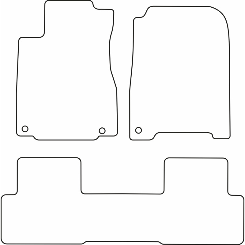 Set velour car mats  Honda CR-V 2013-2018