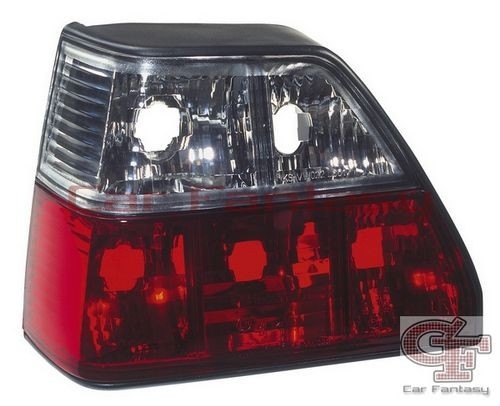 Achterlichten VW Golf II helder rood/wit