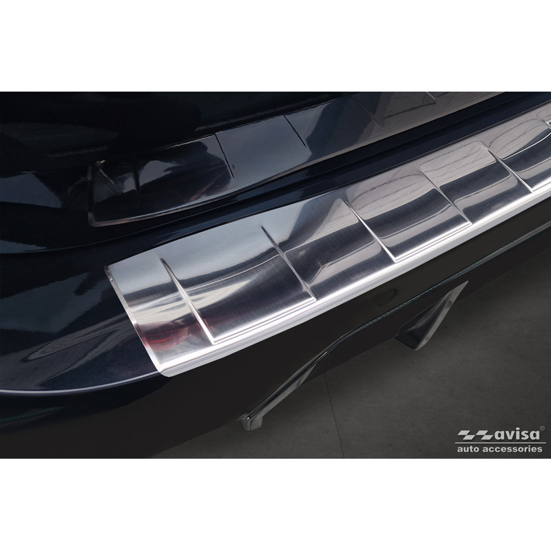 RVS Achterbumperprotector  BMW 3 Serie Touring (G21) Facelift 2022- met M-Pakket 'Ribs'