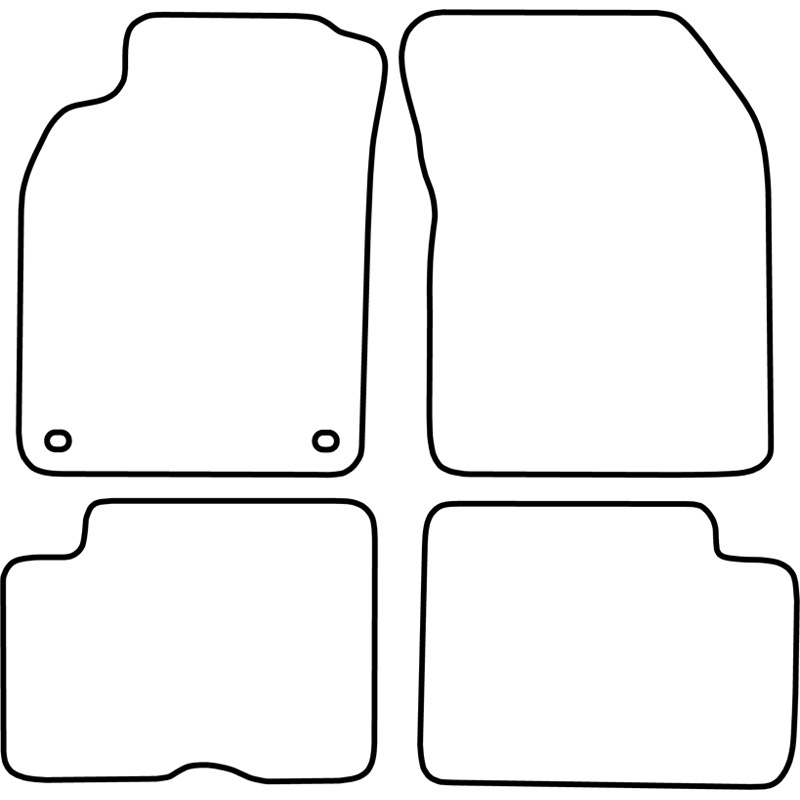 Set velour car mats  Nissan Almera 1995-2000