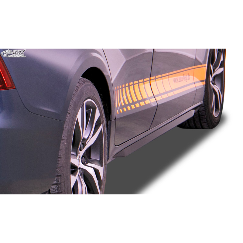 Side skirts 'Slim'  Volvo S60 & V60 II 2018- (ABS glossy black)