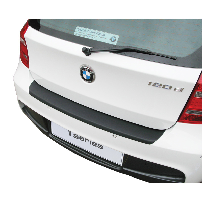 ABS Rear bumper protector  BMW 1-Series E87 3/5 doors M-Bumper 2004-2011 Black