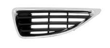 grille, chroom/zwart, rechts Renault Megane, 1999-2002