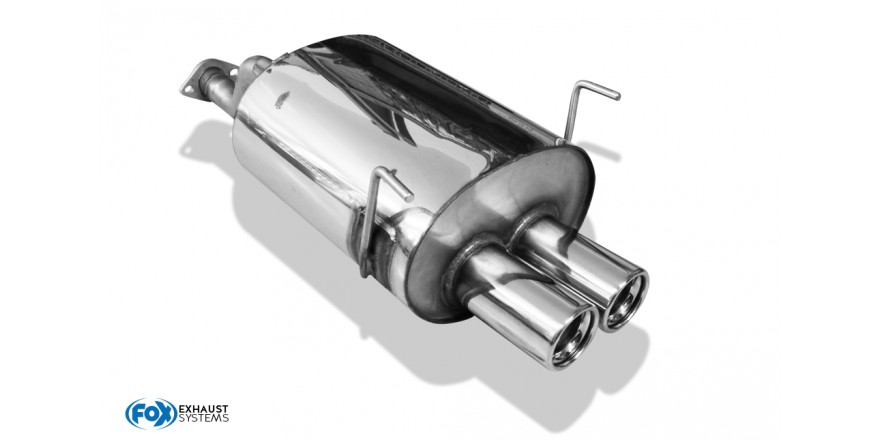 Honda Civic V EJ9 Hatchback Einddemper double-flow - 2x76 Typ 13