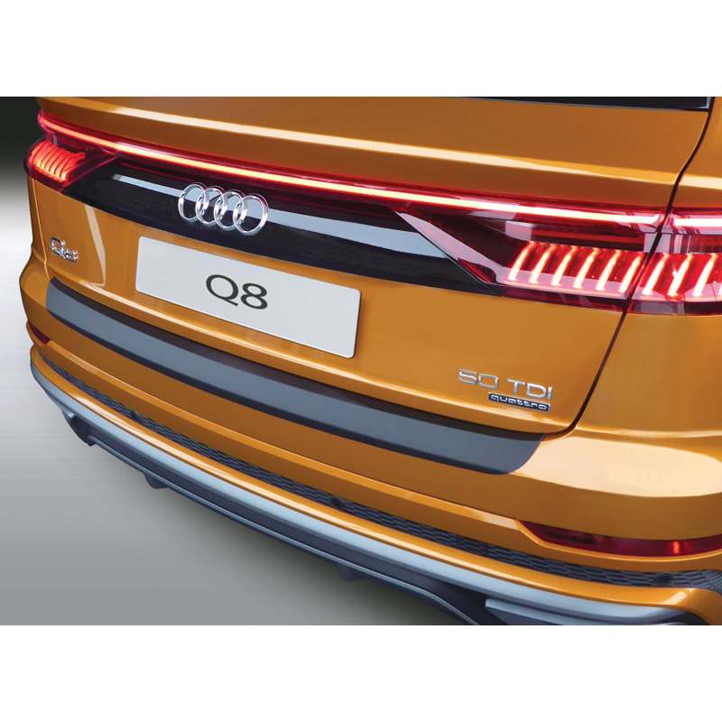 ABS Rear bumper protector  Audi Q8 (4MN) 2018- Black