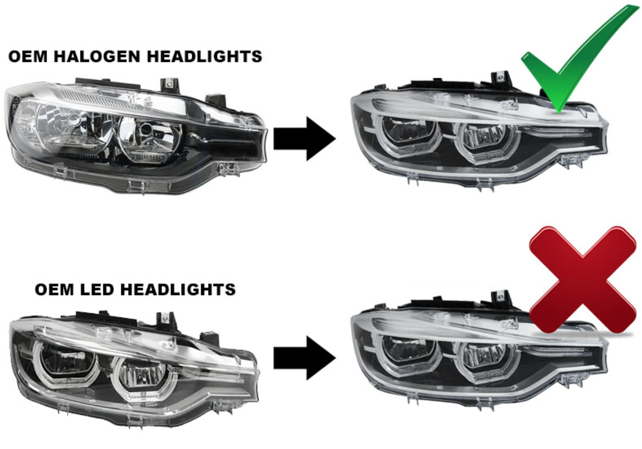 Headlights BMW 3 Series F30 F31 15-18
