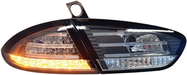 Achterlichten Seat Leon 1P 09-12 LED Zwart