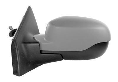 spiegel, met dode hoek, in primer, links Renault Clio, 2009-2012