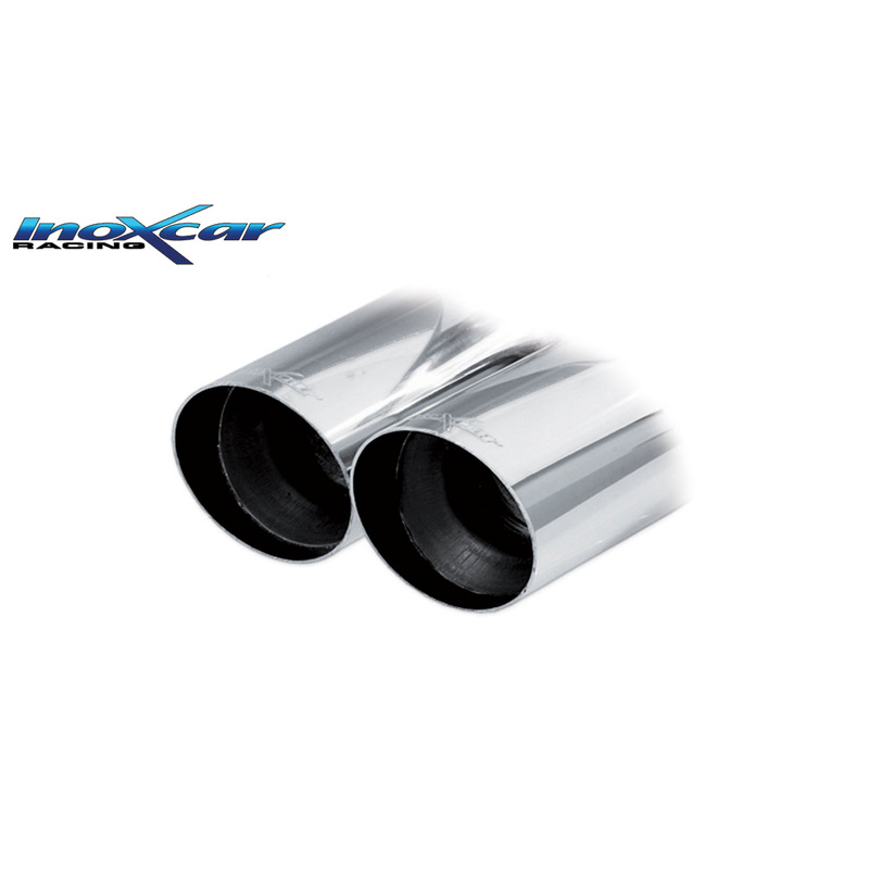 100% Inox Sport Exhaust  Toyota Aygo 1.0 69hp 2014- 2x80mm Racing