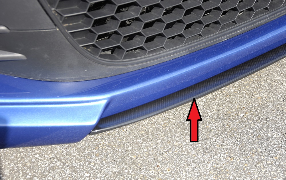 Voorspoiler Volkswagen Scirocco Rieger Carbon