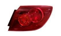 achterlicht, 5 drs Hatchback, rood, buiten, rechts,-06/2006 Mazd