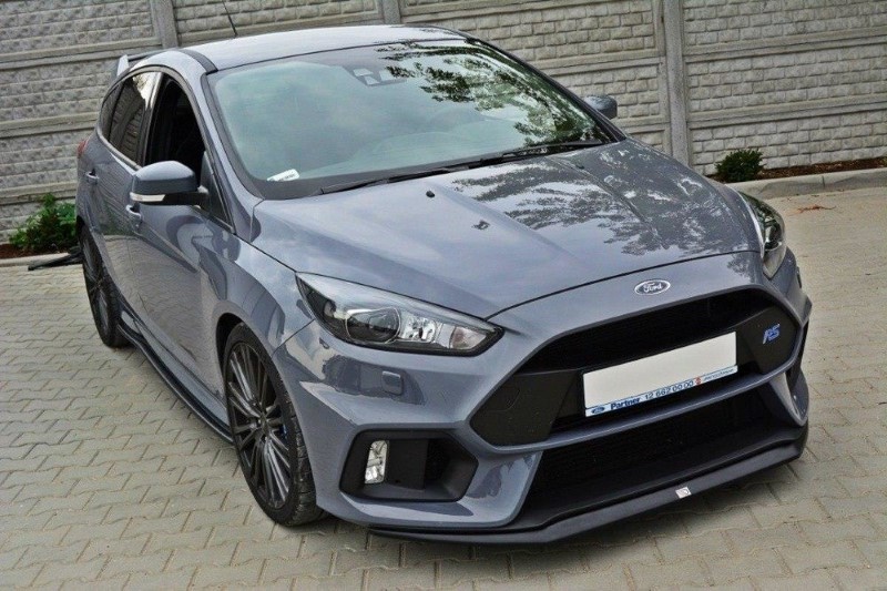 Voorspoiler Ford Focus RS Mk3 V.2 Glanzend Zwart