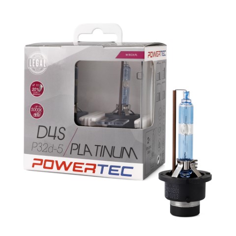 D4S Powertec Platinum +130% Xenon lampen 5000K Duo Box
