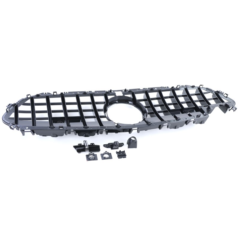 Grill Mercedes CLS C257 17-.. GT Look Glans Zwart/Chroom