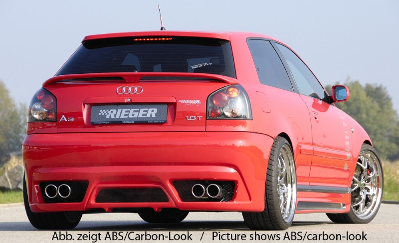Sideskirts Audi A3 8L 3-5 Doors Rieger with uitsned