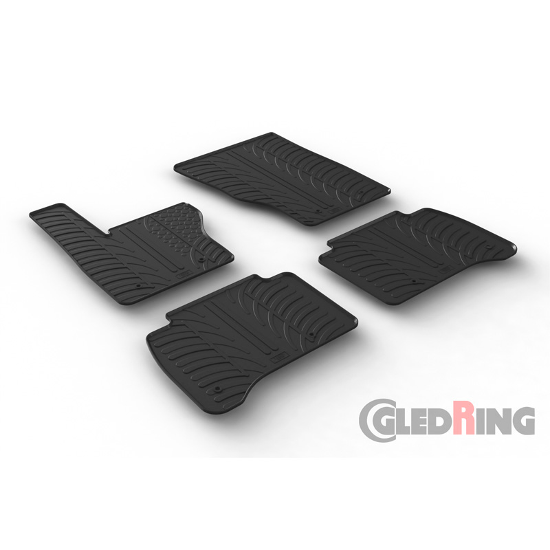 Rubbermatten  Range Rover Sport 7/2013- (T profiel 4-delig + montageclips)