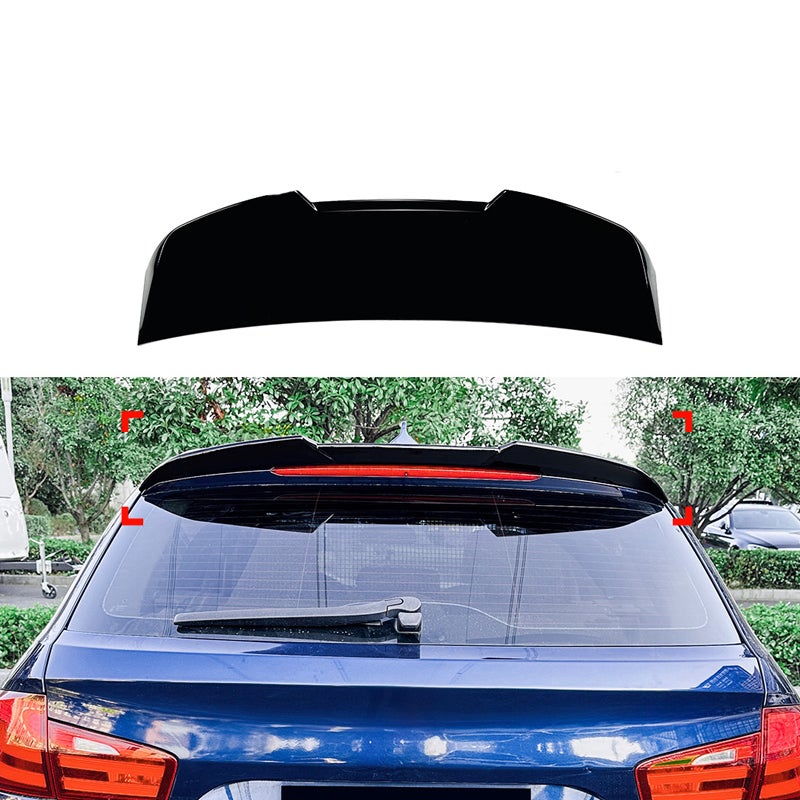 Roof spoiler  BMW 5-Series F11 Touring 2010-2016 (ABS Glossy Black)