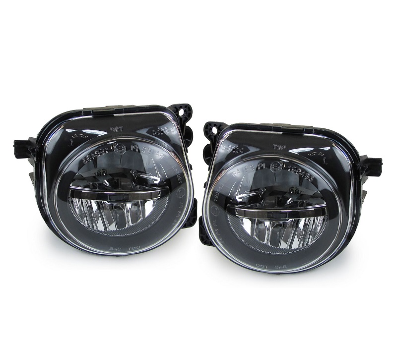 Fog lights BMW 5-Series F10 F11 F07 LED black LCI