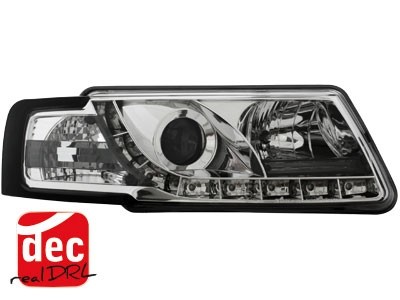 Headlights VW Passat 3B 96-00 Devil Eyes Dlite Chrome