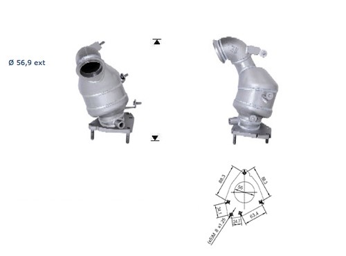 Opel ASTRA 1.9TD CDTI DPF 1910 cc 74 Kw / 101 cv Z19DTL Magnaflo