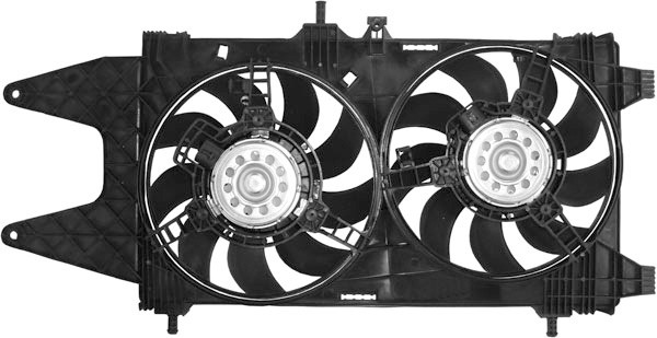 Radiator FAN PUNTO 03->> 1.9 JTD+AC