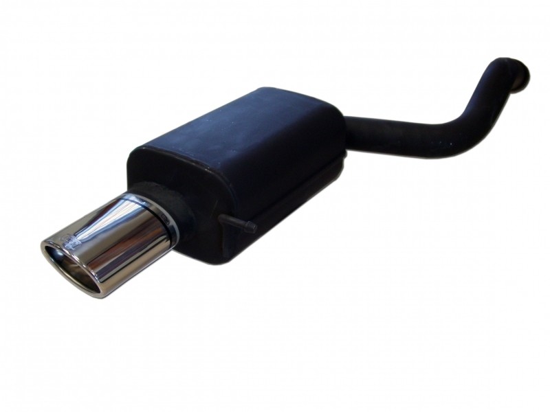 Muffler Ford S-max 2006-2013 RVS eindstuk 120x80mm Ovaal