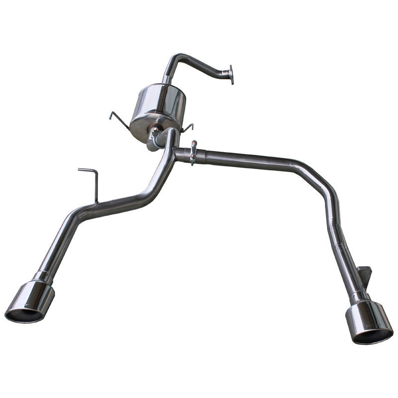 100% Inox Double Sport Exhaust  Kia Sorento 2.5 CRDi 2002- Left/Right 120x80mm