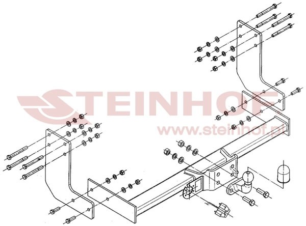 Trekhaak VW Crafter Van, Minibus (3,5T) (3,665 / 4,325m) (met tr