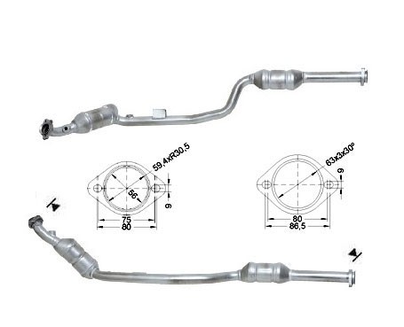 Mercedes E280 2799 cc 150 Kw / 204 cv 112921 W210 / T210 Magnafl
