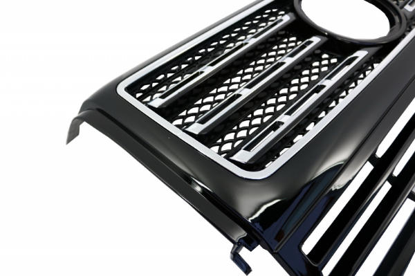 Grill Mercedes W463 G-Klasse 90-14 Exclusive Design Piano Zwart/Chroom