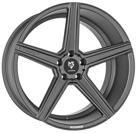 mbDESIGN KV1 DC Grey 12x20 5x130 ET51 Velgen