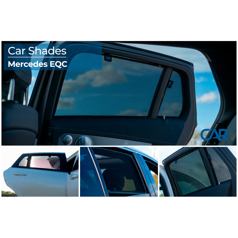 Set Car Shades (rear side doors)  Mercedes EQC (N293) 2019- (4-pieces)