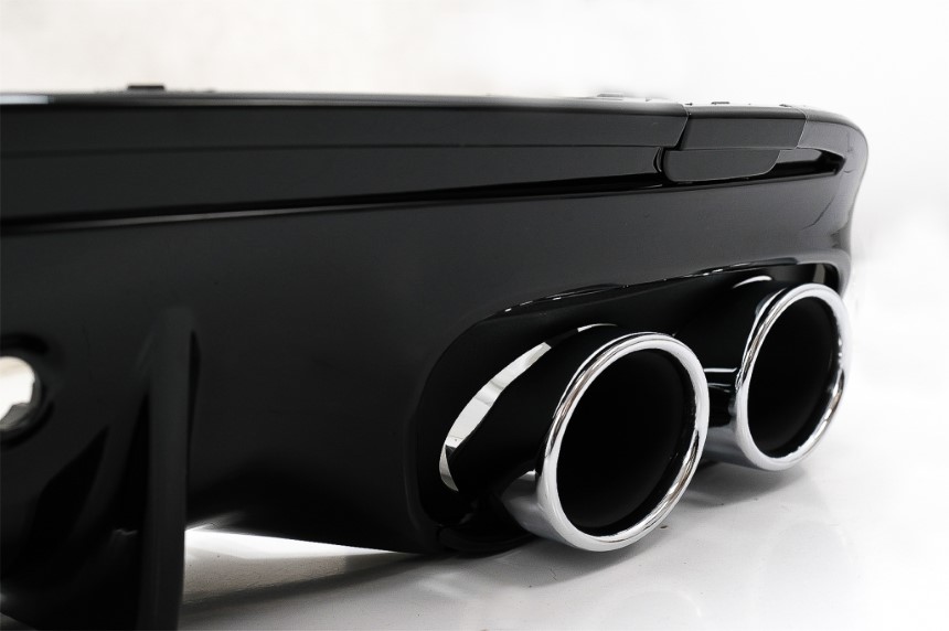 Achterbumper Diffusor Mercedes W205 C-Klasse C43 Design Night Package