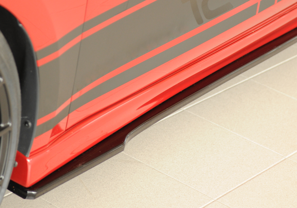 Zijskirts Seat Leon KL Rieger glans zwart