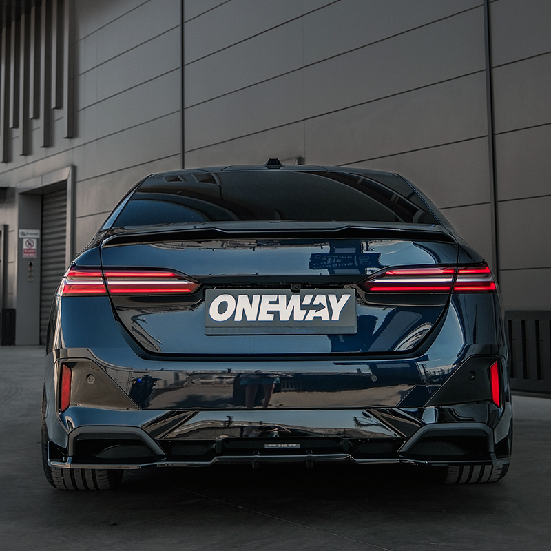 Oneway Heckflügel passend für BMW 5er G60 Limousine 2023- inkl. i5 - Schwarz glänzend