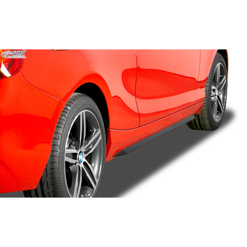 Side skirts 'Slim'  BMW 2-Series F22/F23 Coupe/Cabrio 2013- incl. M-Sport (ABS glossy black)