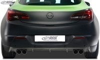 RDX Achterbumper diffusor Opel Astra J GTC voor Duplex systeem