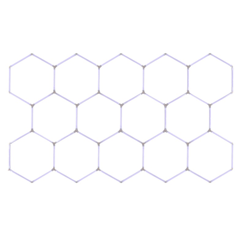 Hexagon verlichting LED paneel 23,9 x 40,7 m 6500K