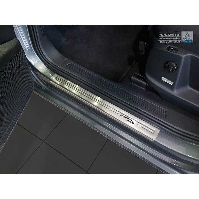 Inox door sill protectors  Volkswagen Touran III 2015- - 'Special Edition' - 4-pieces