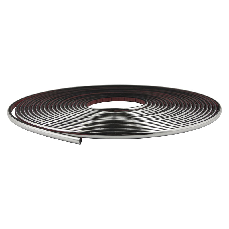 Universal self-adhesive Chrome list - Width 6mm / Length 8 meter