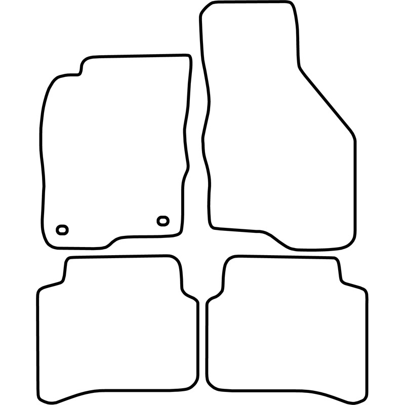 Set velour car mats  Mitsubishi Galant 1997-2004