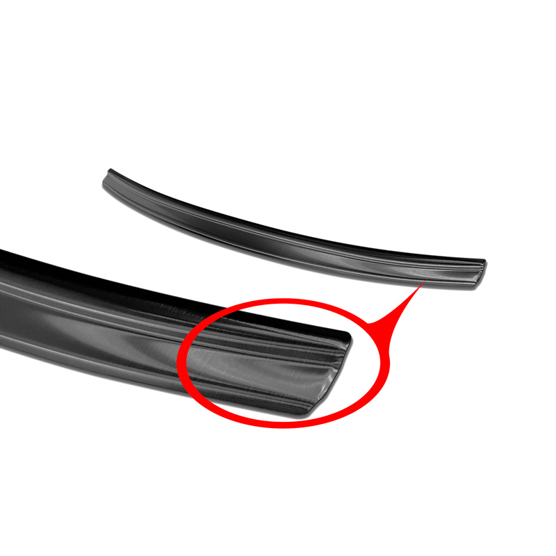 Black Stainless Steel Rear bumper protector  Kia XCeed 2019-