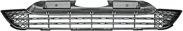 Grill HONDA CRV, 07-10 MATT-ZWART