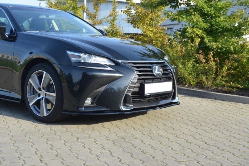 Voorspoiler Lexus GS Mk4 Facelift V.1 Glanzend Zwart