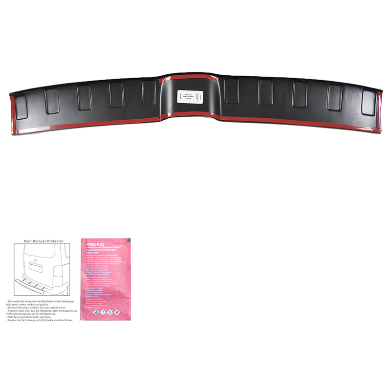 Achterbumper beschermlijst  Dacia Sandero Stepway II (B52) 2012-2020 - Matzwart