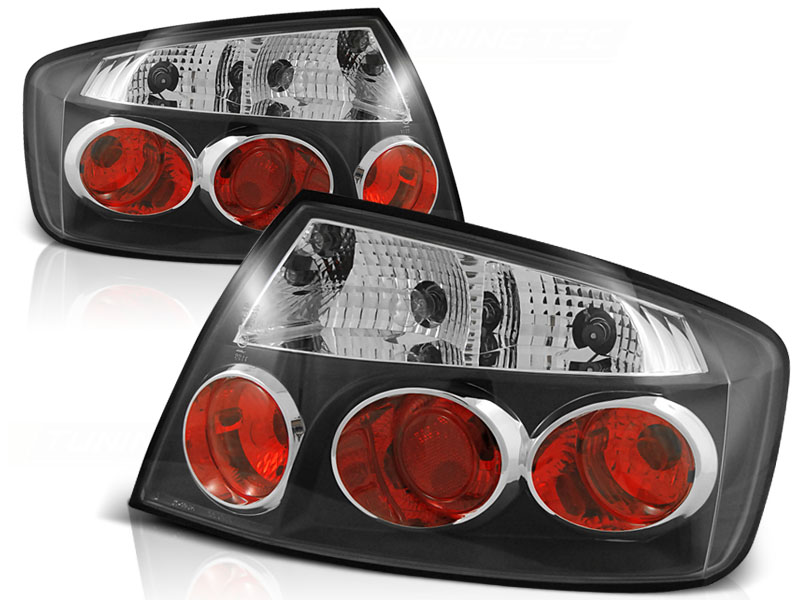 Achterlichten Peugeot 407 zwart